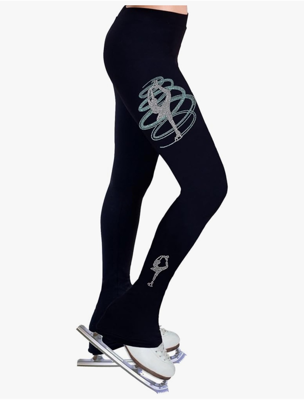 NY2 SPORTSWEAR Figure Skating Practice Pants with Rhinestones R255MIX